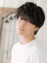 トニーアンドガイ メン 与野駅前店(TONI&GUY MEN)&nbsp;ダークアッシュ×抜け感ニュアンスフルバングショートf与野