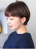 マッシュショート/ハンサムショート/前下がりボブ　銀座