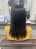 縮毛矯正 髪質改善 暗髪