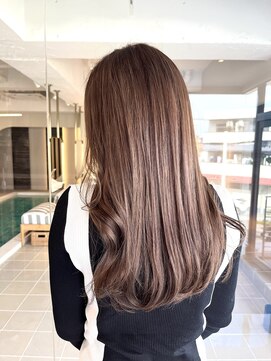 ナットナウ(NOT NOW) くびレイヤーエモージュ小顔似合わせカット斜めバング