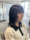 顔まわりレイヤー外ハネ