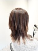 レイヤーカット/縮毛矯正/リンゴ幹細胞培養液トリートメント