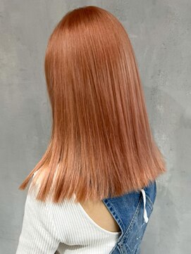 アルバム 渋谷パルコ(ALBUM) サーモンピンク_エアリーロングピンクブラウン_ba398972