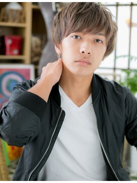 カバーヘア ブリス 上尾西口店(COVER HAIR bliss) イケメンハイライトカラー★モテ髪ミニウルフm3上尾20代30代40代