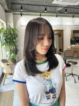 アドア 横浜(ADORE) 【ADORE 横浜】ミディアムレイヤー×似合わせカット