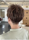 大人ショートマッシュパーマ