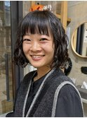 ボブパーマ/パーマ/くるくるパーマ/顎ボブ/ボブ/表参道/原宿