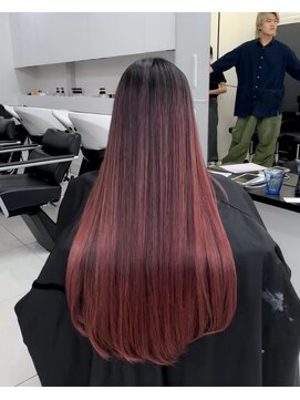 アライブ ハラジュク(ALIVE harajuku) 今流行りの海外風バレイヤージュ