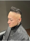 サイコ刈り ツーブロック スキンフェード バーバースタイル