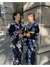 ＜夏の花火大会など＞浴衣着付け/似合わせヘアセット・アレンジ　