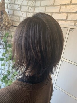 アース オーセンティック 三鷹店(EARTH Authentic) ウフルカット×ナチュラルブラウン