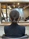 星華,黒髪,ボブルフ,ネビージュ,小顔,ワンレン