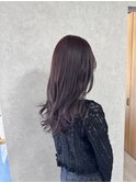 プラム系ワインレッドカラー