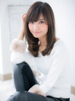 アルバハナレ 横浜(αlba HANARE)&nbsp;関内/髪質改善/ナチュラルブラウンでワンカールレイヤーロングn