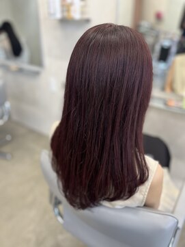 ユニック コウベ(unique KOBE) 髪質改善カラー×暖色カラー×秋カラー×チェリーブラウン