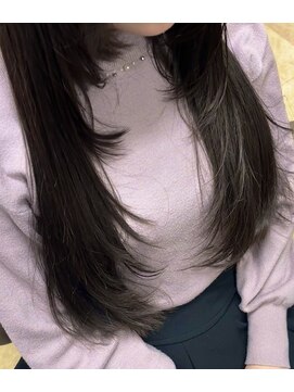 テーラヘアー 湘南台店(TELA HAIR) 【学生に人気】顔周りロングレイヤー