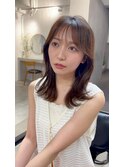 大人ガーリー/似合わせカット/ミディアムレイヤーカット/富山