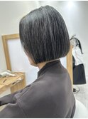 ボブ透明感艶感ストレート髪質改善ナチュラル