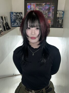 キイ 原宿 表参道(K.e.y) デザインカラー/シャギーカット/シャギーウルフ/ウルフ