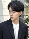 韓国風センターパート×ナチュラルブラック