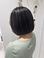 アルブル エト シミー(Arbre et chimie)&nbsp;ミルクティーブロンド/ダークブルー/デジタルパーマ/東村山