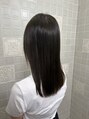 トリエラ 池袋(TRIELA) オリーブグレージュ。ブリーチなし×赤見抑えめカラーリング♪