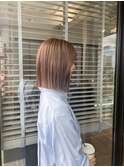 きりっぱなしボブ×ショコラベージュ