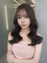 ボタン ハカタ(VOTAN hakata) 博多美容室/くびれレイヤー/チョコカラー/韓国ヘア