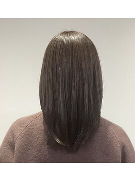 ウノ 南林間(UNO) ショコラブラウン髪質改善カラー透明感艶髪ストレート