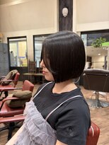 シュープ アニュー ラスパ太田川店(SHOOP anyu)&nbsp;ぱつっとボブ