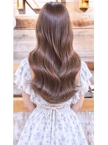 キース ヘアアンドメイク 恵比寿(kith. hair&make)&nbsp;ブリーチなし明るめミルクティーカラー 髪質改善トリートメント