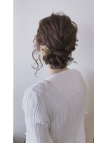 ピエドプールポッシュ(PiED DE POULE POCHE)&nbsp;＊ arrange hair ＊  ×  flower