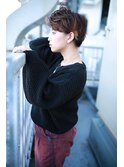 streeters 中野　イルミナカラー　外国人風　ボルドー