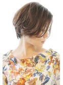 大人可愛いニュアンスショート 大人可愛いショートボブ