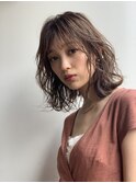 伸ばしかけボブ&シースルーバング