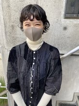 タルト(TARTE) ショートボブパーマ/マッシュショート/ベビーバング