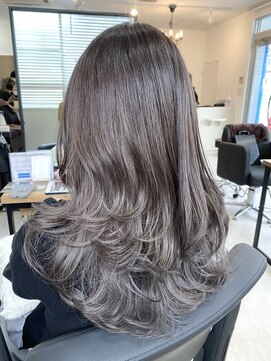 リベルテ 岡崎店(Liberte) グレージュ×ナチュラルグラデーション