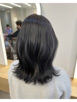 大人かわいいコテ巻き＊暗髪＊ボブルフ　ZinaCENTRAL