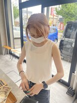 ムード カナザワ(mood kanazawa)&nbsp;ハイトーンベージュ×ボブ