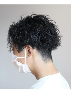 ウィスカーヘアー(whisker hair) ツイストスパイラル　オシャレ男子