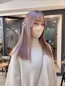 フラム 渋谷(flamme) ラベンダーベージュ！ミルクティーカラー＊