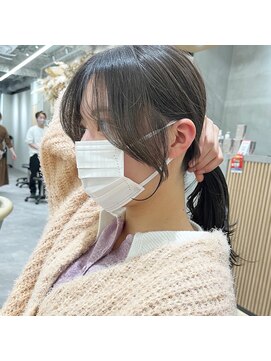 ロンドプロフィール 浦和(Lond profil) 蒲生優 【韓国風顔まわりシースルーくびれボブ】【浦和】