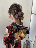 着付けヘアセット専門店 ウィズ(With) 下めシニヨン