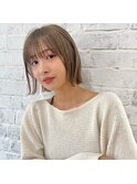 20代30代40代大人外ハネボブ×ツヤ髪スタイル×前髪あり