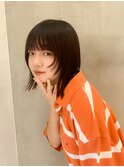 ウルフアッシュカラーレイヤーロンググレーベージュ[大宮]