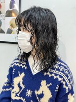 ヴェイン 渋谷(vain)&nbsp;ボブパーマ/切りっぱなし/ミディアムパーマ/レイヤーカット