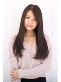 『geen』好感度UP！DarkBrownカラー×ワンカールストレート