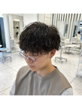 エース 名駅店(Ace) 波巻きスパイラルパーマメンズマッシュツイストスパイラルパーマ
