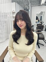 ハピネス 梅田茶屋町店(HAPPINESS) 韓国ヘア/レイヤー/顔周りカット/ブリーチなし/グレージュ