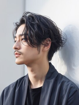 ヴェイン 渋谷(vain) 黒髪センターパート